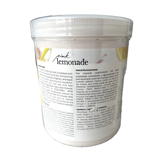 QTICA Smart Spa Pink Lemon Lemonade Moisture Mask Hands & Feet XL Sz 38oz  NEW - Picture 4 of 5